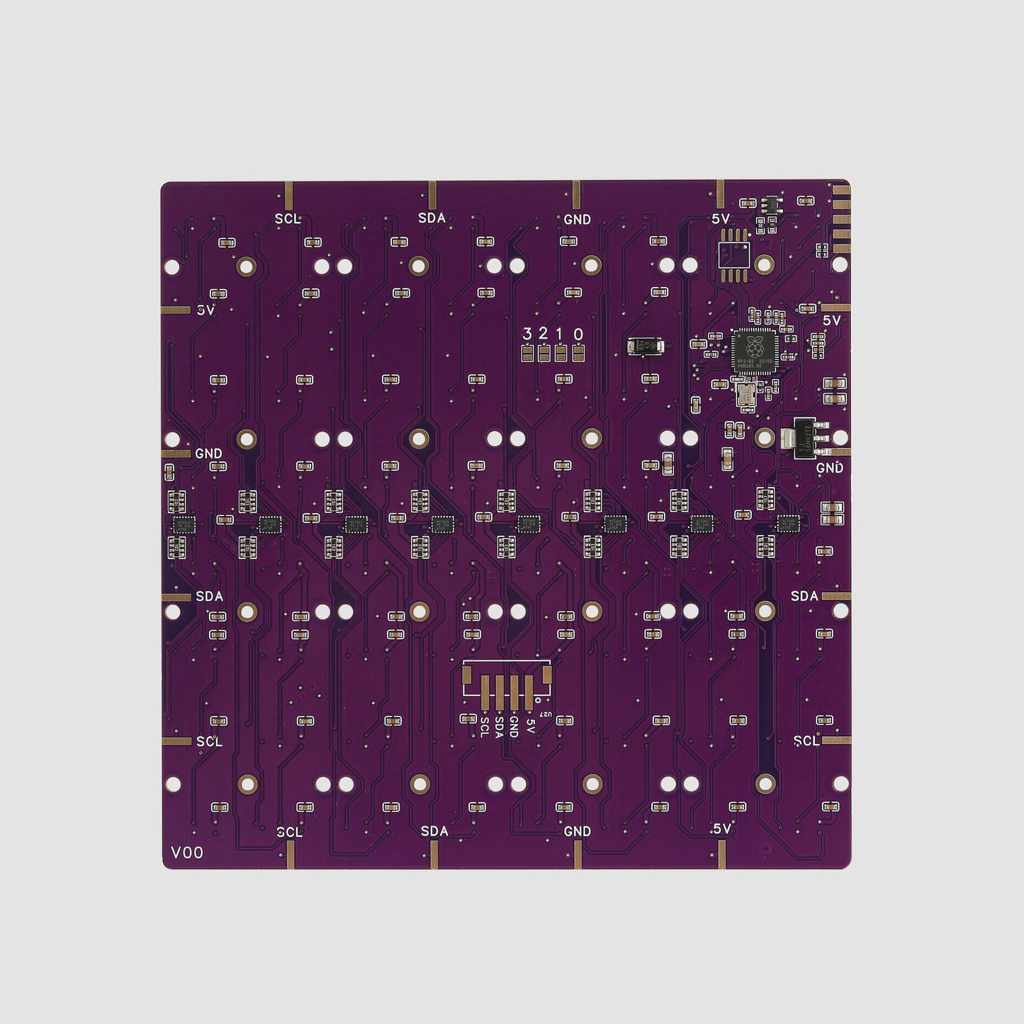 DIY 8*8 LED and Button Board