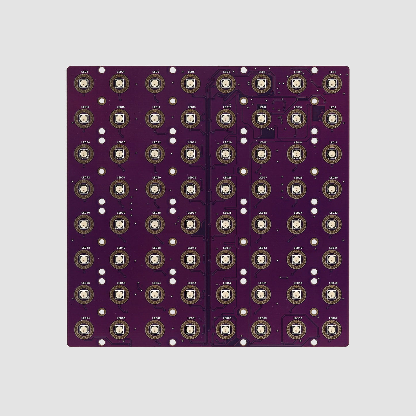 DIY 8*8 LED and Button Board